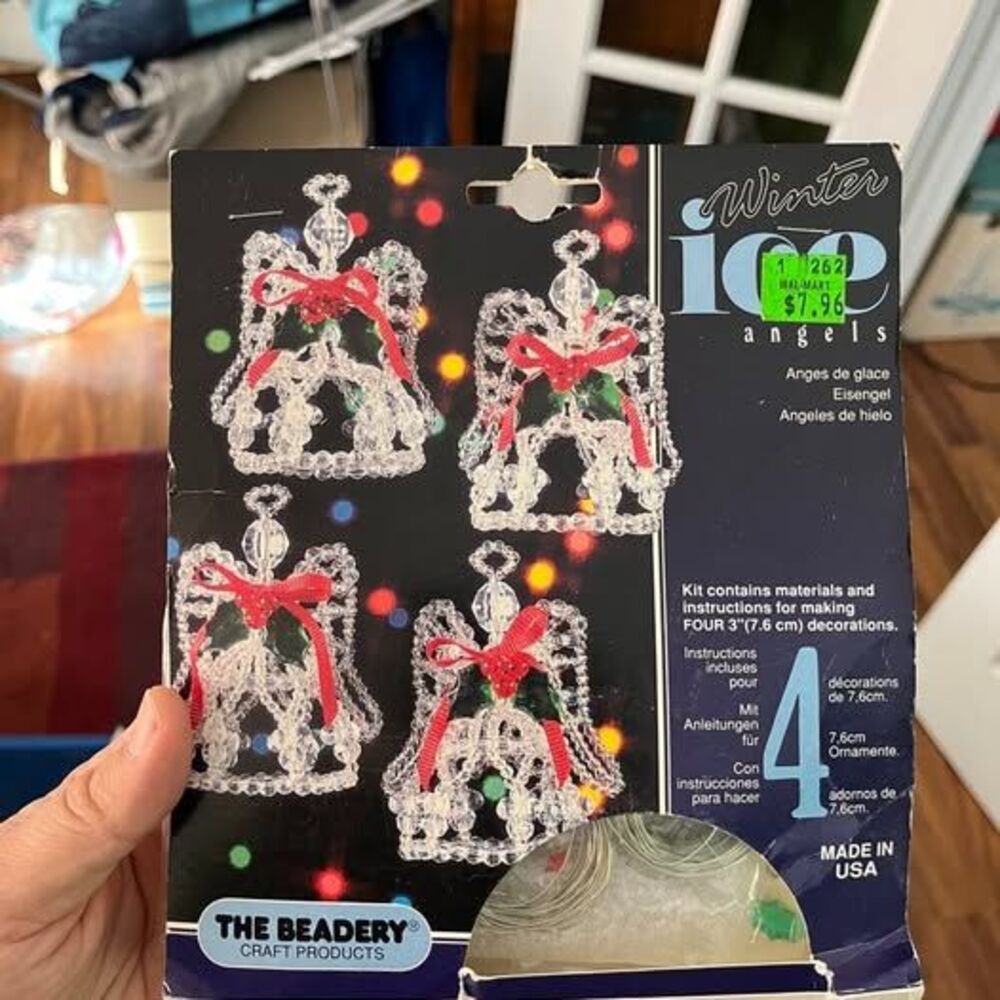The Beadery Winter Ice Angels Beaded Ornament Kit